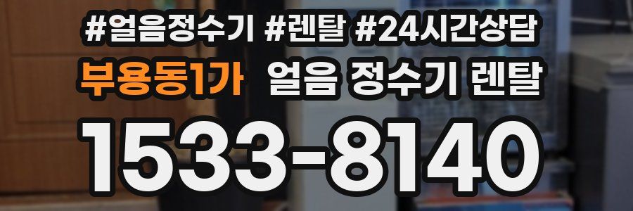 부용동1가 얼음 정수기 렌탈