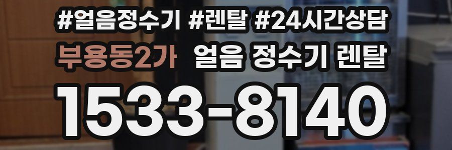 부용동2가 얼음 정수기 렌탈