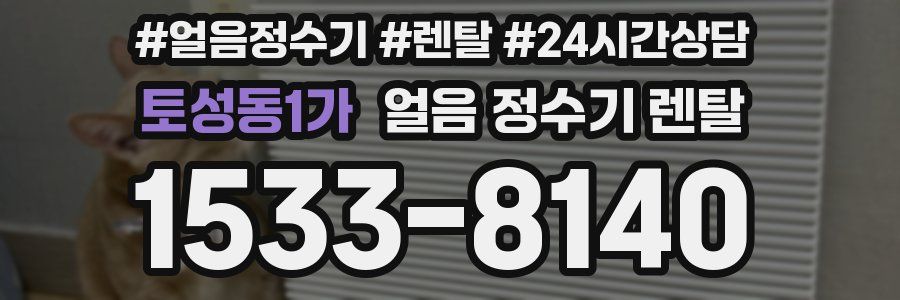 토성동1가 얼음 정수기 렌탈