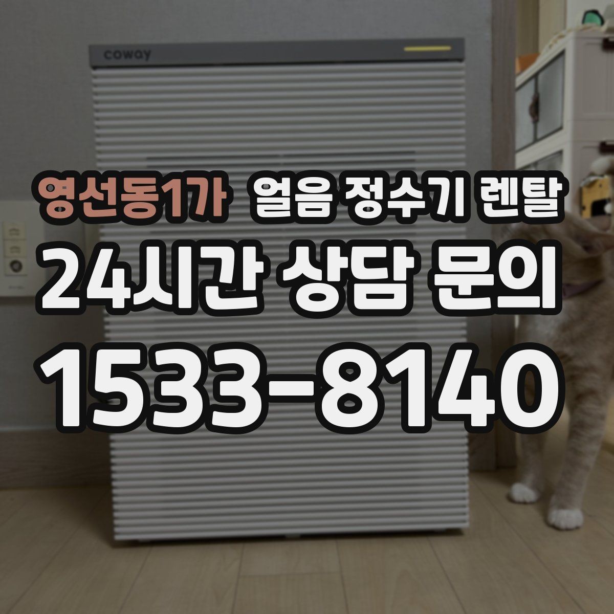 영선동1가 얼음 정수기 렌탈 카페 학원 사무실용 선택 기준