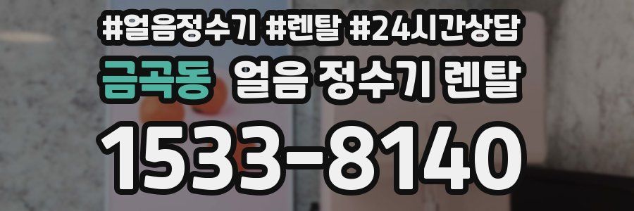 금곡동 얼음 정수기 렌탈