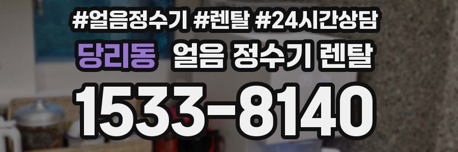 당리동 얼음 정수기 렌탈