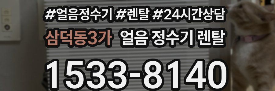 삼덕동3가 얼음 정수기 렌탈