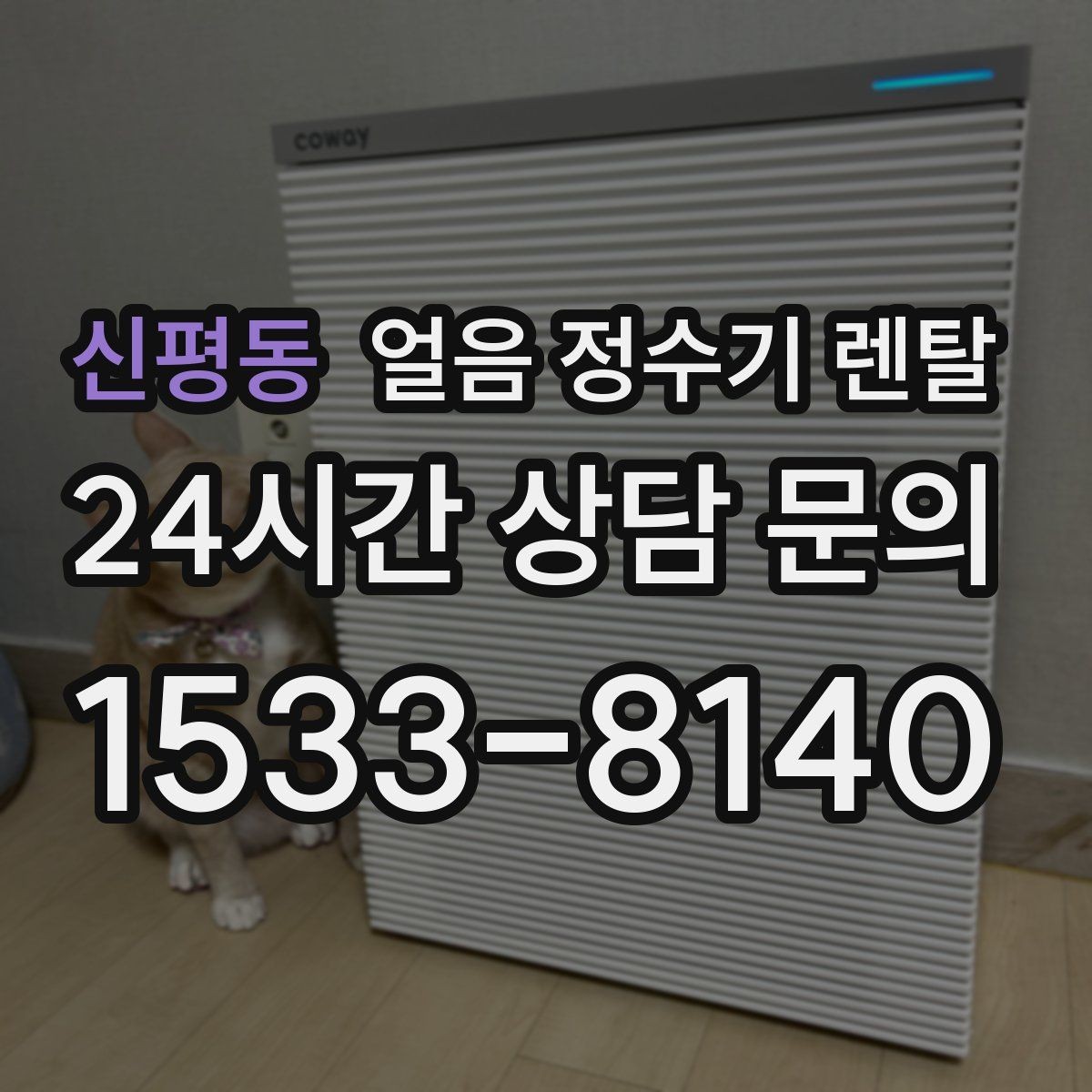 신평동 얼음 정수기 렌탈 사용량 적을 때 관리가 쉬운 설정
