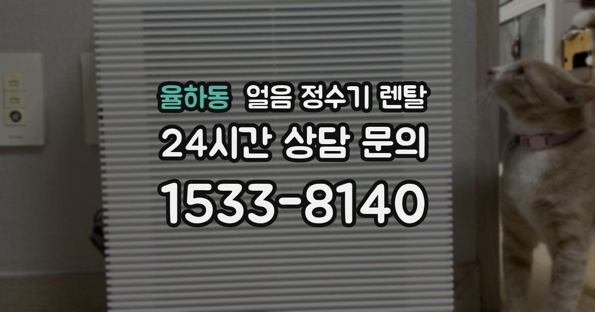 율하동 얼음 정수기 렌탈