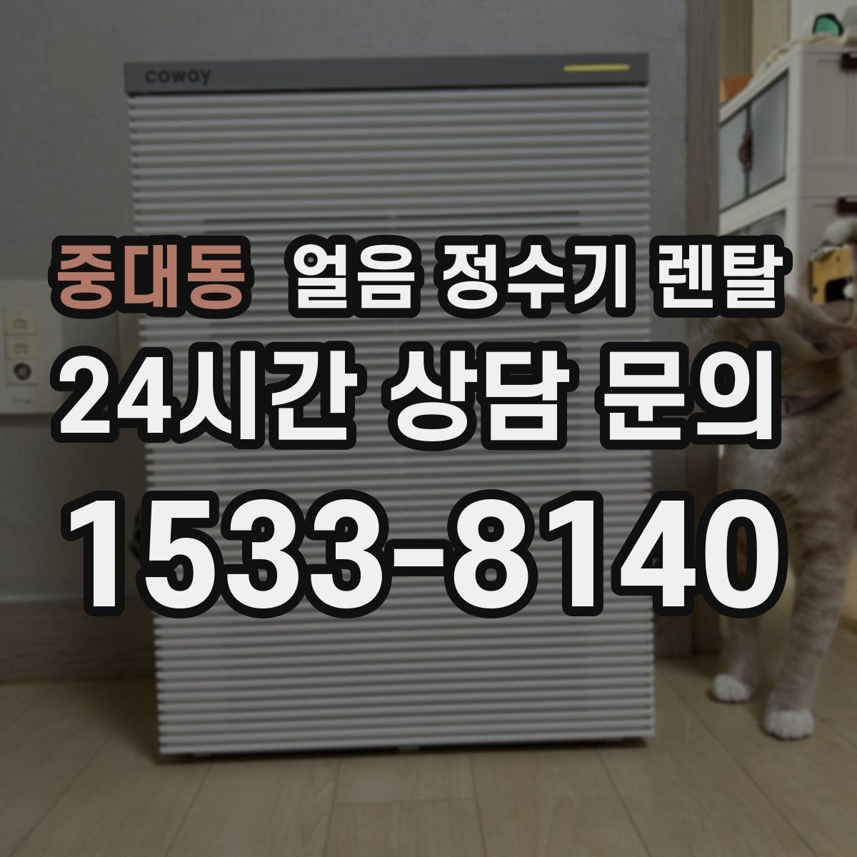 중대동 얼음 정수기 렌탈 청소가 쉬운 구조를 고르는 방법