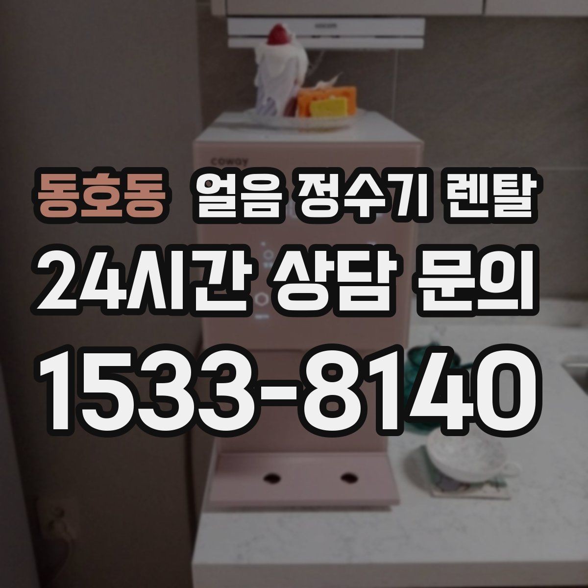 동호동 얼음 정수기 렌탈 위생 성능 비용을 한 번에 비교하는 방법