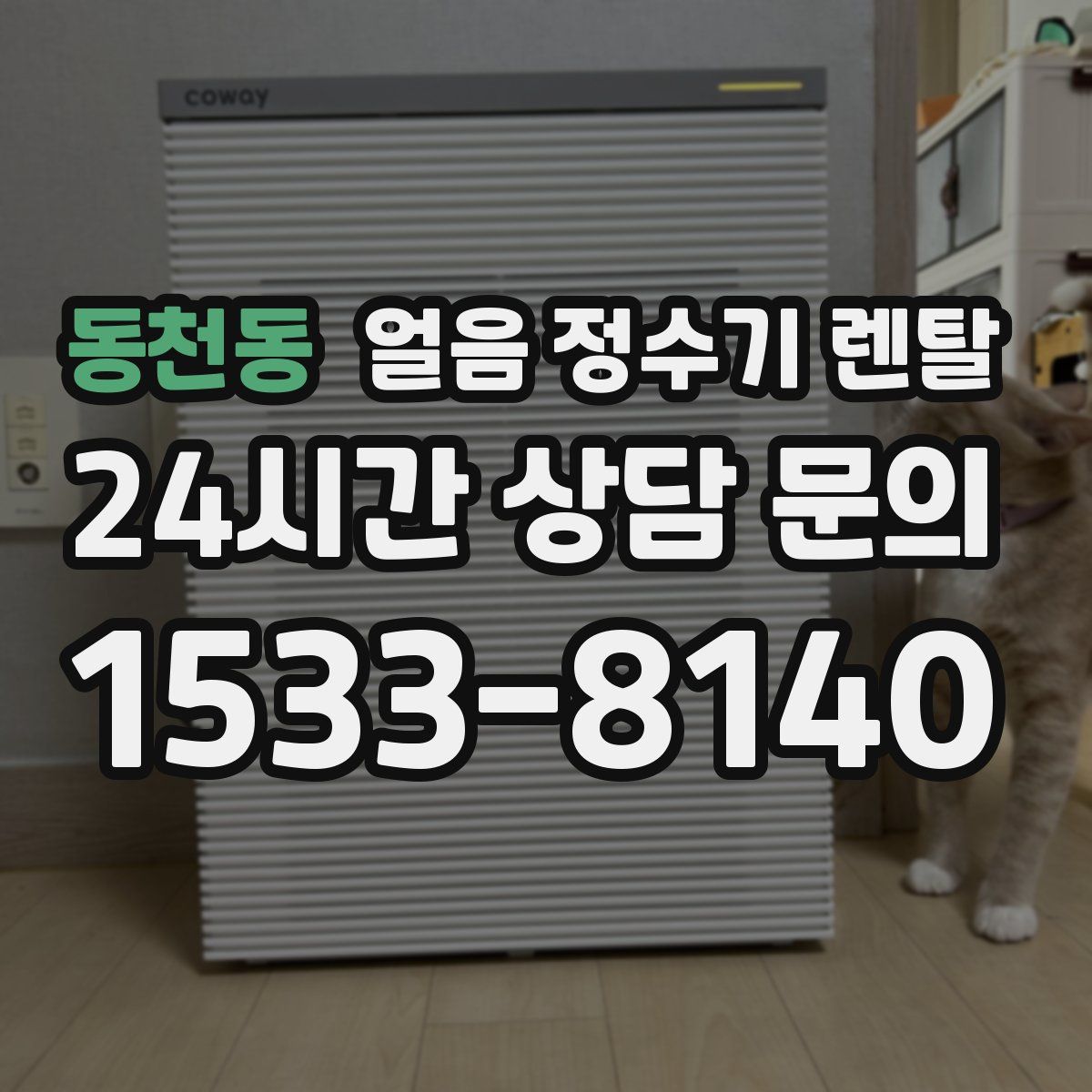 동천동 얼음 정수기 렌탈