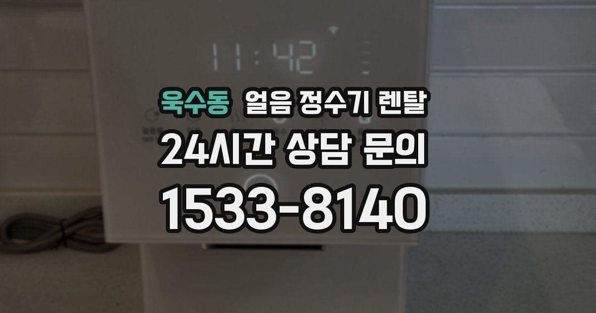 욱수동 얼음 정수기 렌탈