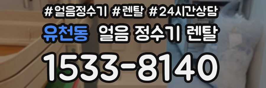 유천동 얼음 정수기 렌탈