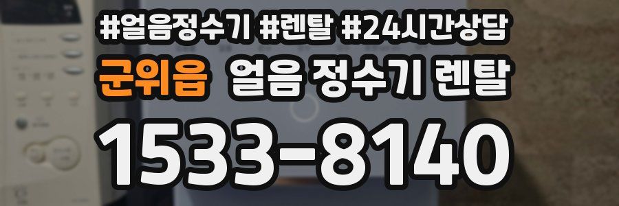 군위읍 얼음 정수기 렌탈