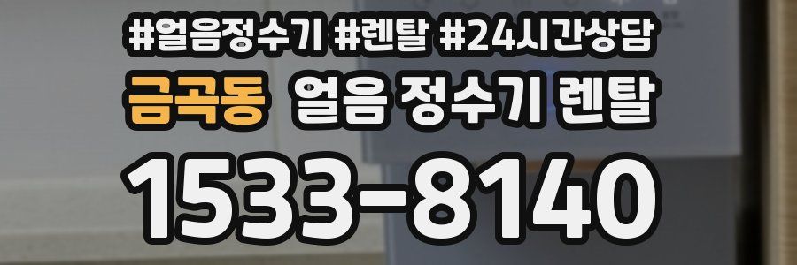 금곡동 얼음 정수기 렌탈