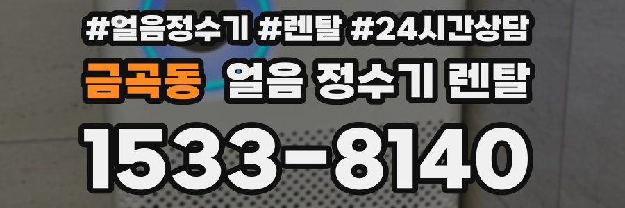 금곡동 얼음 정수기 렌탈