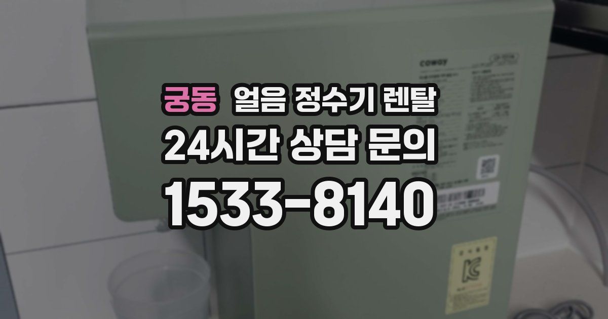 궁동 얼음 정수기 렌탈