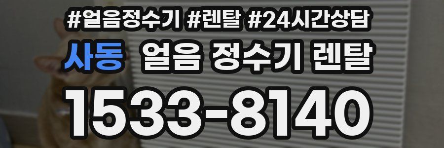 사동 얼음 정수기 렌탈