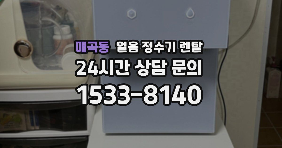 매곡동 얼음 정수기 렌탈