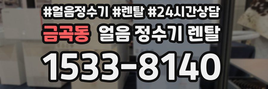 금곡동 얼음 정수기 렌탈