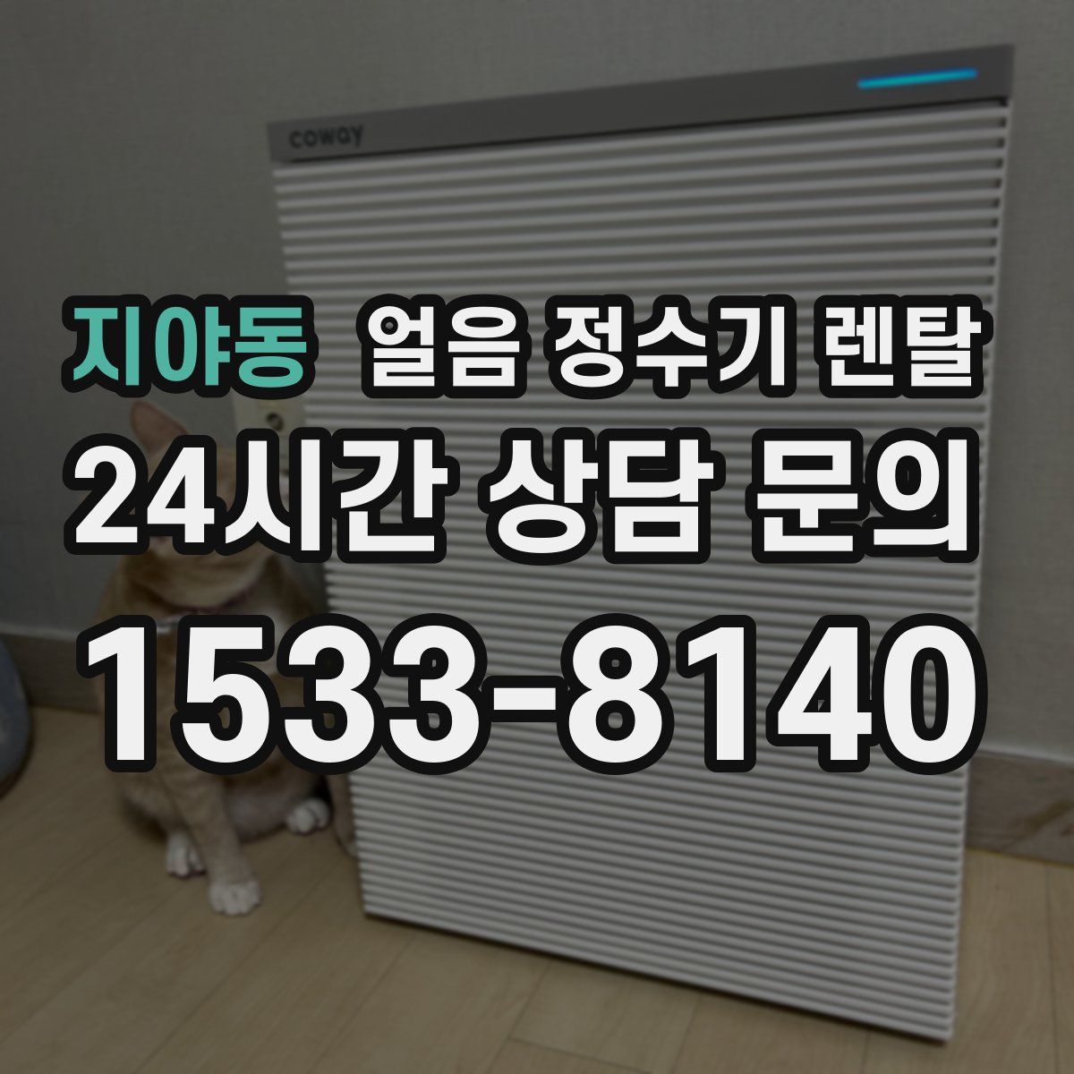 지야동 얼음 정수기 렌탈