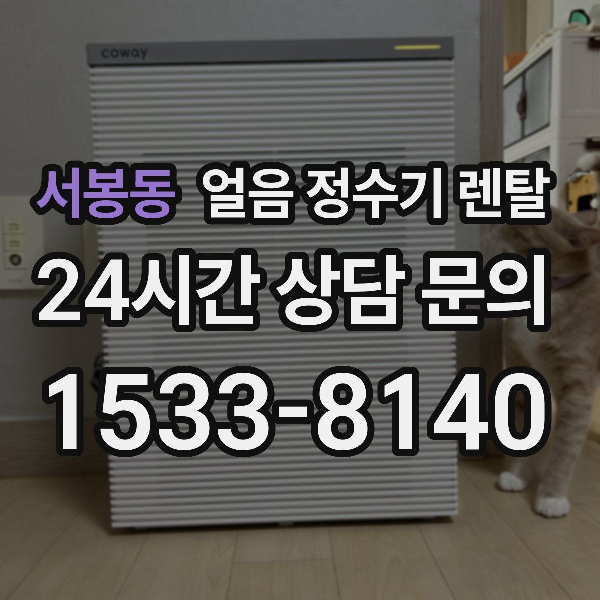 서봉동 얼음 정수기 렌탈