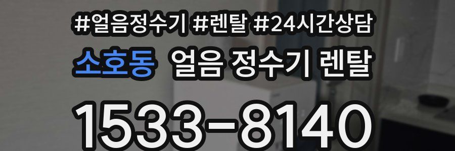 소호동 얼음 정수기 렌탈