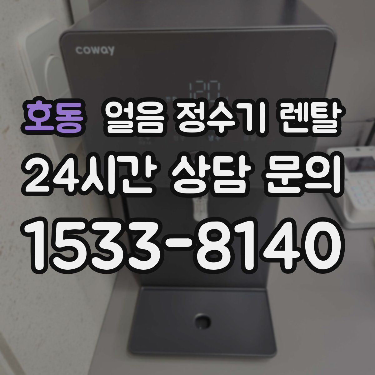 호동 얼음 정수기 렌탈