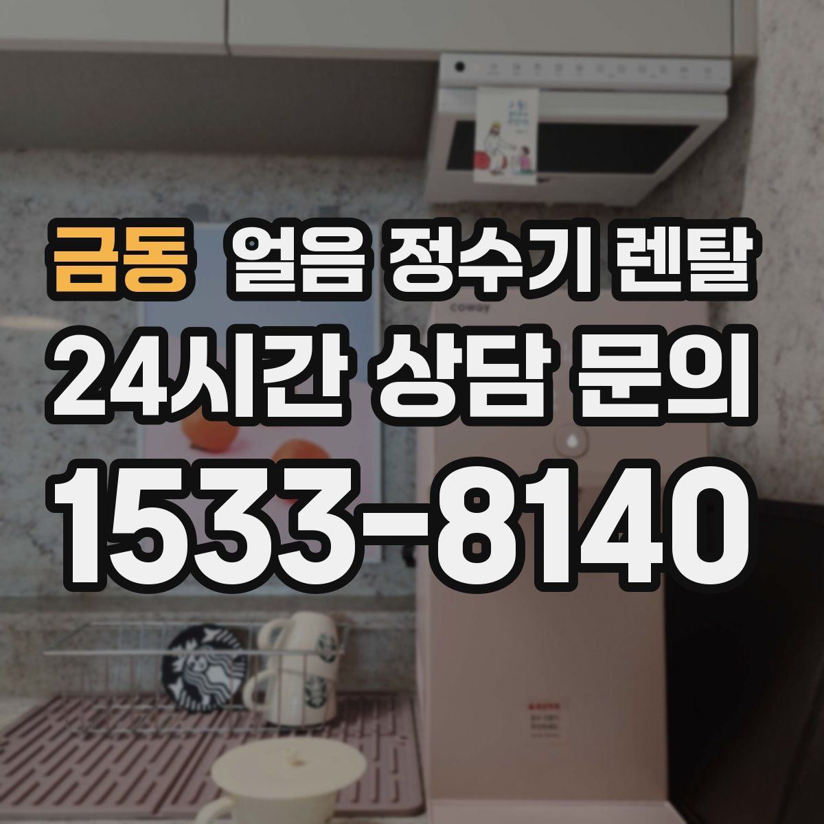 금동 얼음 정수기 렌탈