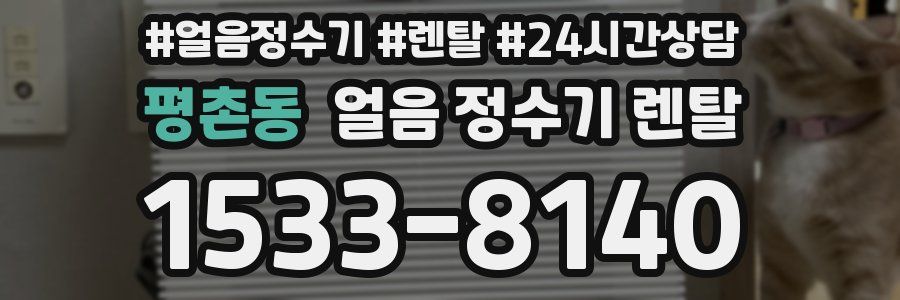 평촌동 얼음 정수기 렌탈