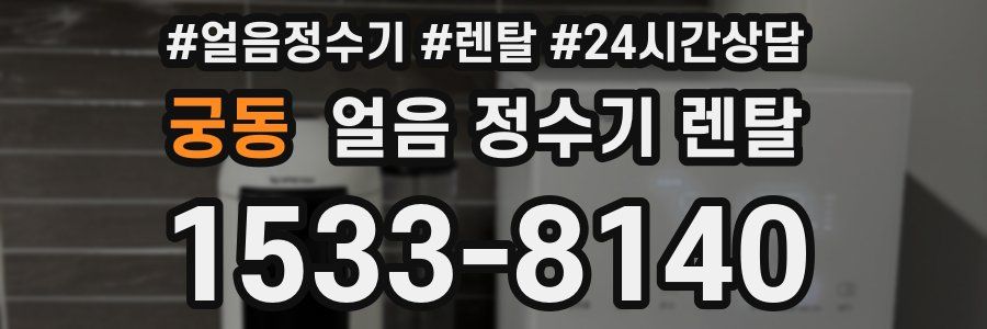 궁동 얼음 정수기 렌탈