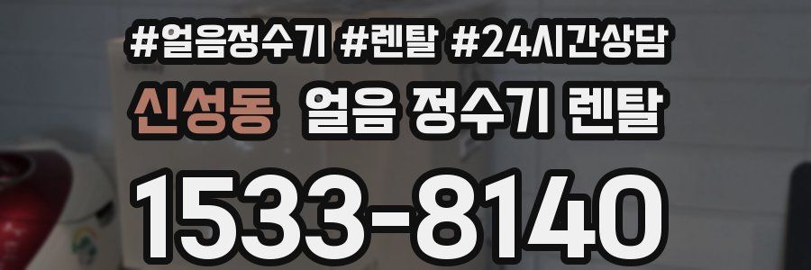 신성동 얼음 정수기 렌탈