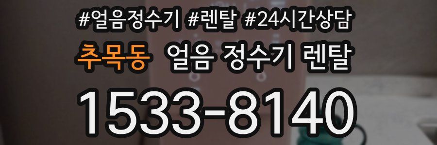 추목동 얼음 정수기 렌탈