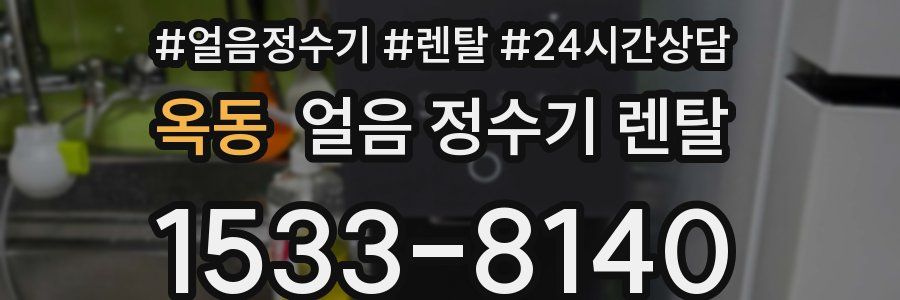 옥동 얼음 정수기 렌탈