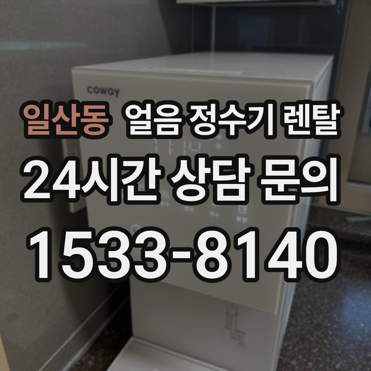 일산동 얼음 정수기 렌탈