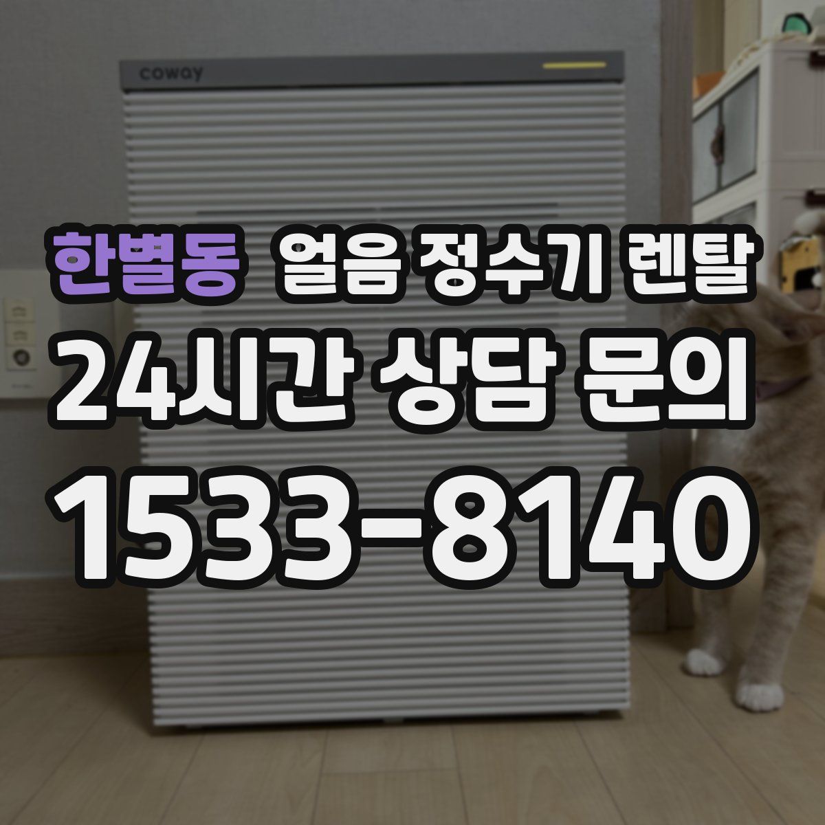 한별동 얼음 정수기 렌탈