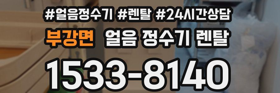 부강면 얼음 정수기 렌탈