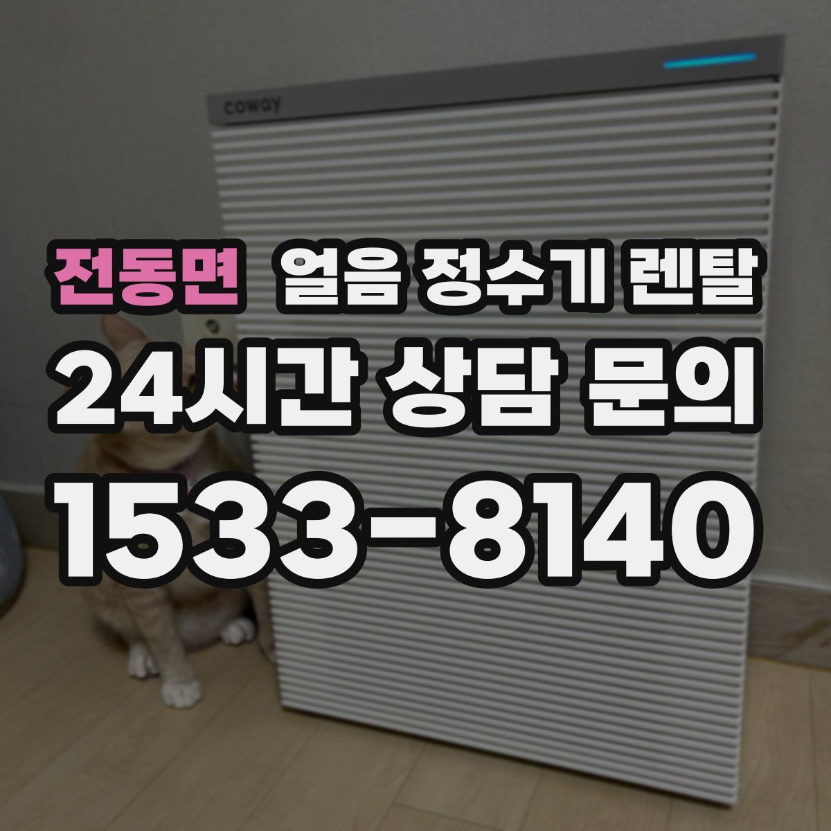전동면 얼음 정수기 렌탈