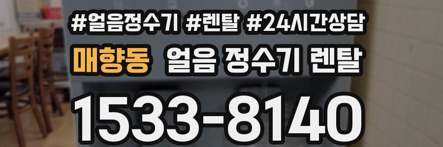 매향동 얼음 정수기 렌탈