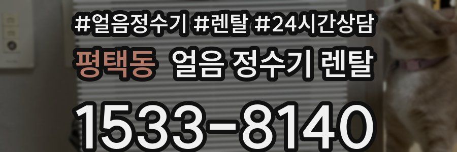 평택동 얼음 정수기 렌탈