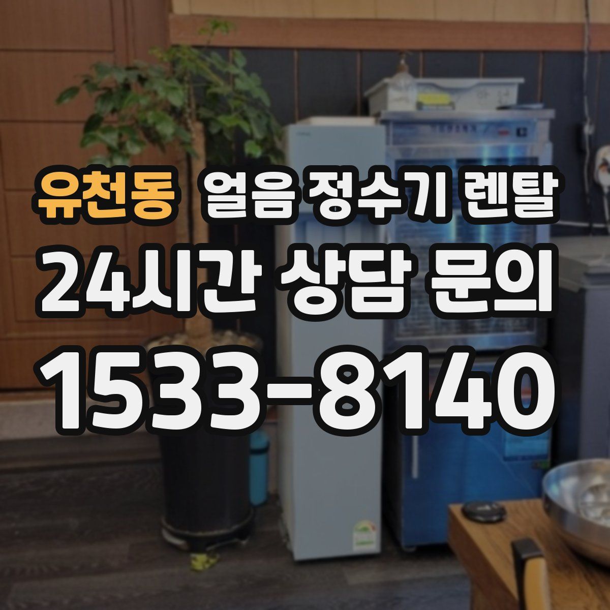 유천동 얼음 정수기 렌탈