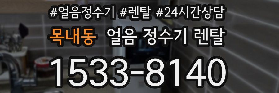 목내동 얼음 정수기 렌탈