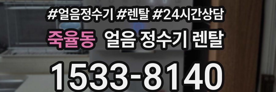 죽율동 얼음 정수기 렌탈