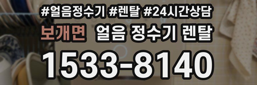 보개면 얼음 정수기 렌탈