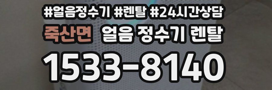 죽산면 얼음 정수기 렌탈