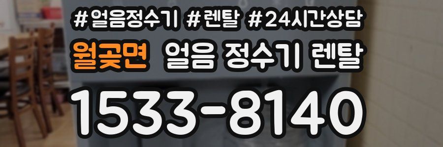 월곶면 얼음 정수기 렌탈