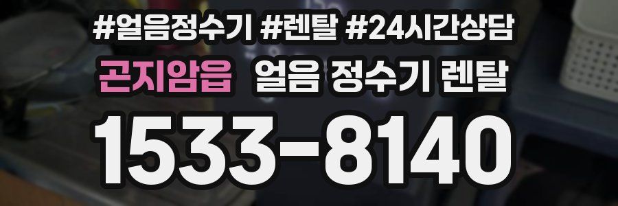 곤지암읍 얼음 정수기 렌탈