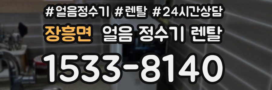 장흥면 얼음 정수기 렌탈