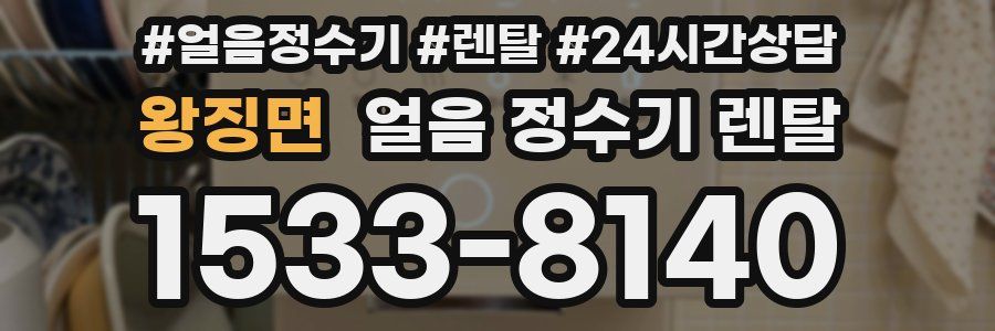 왕징면 얼음 정수기 렌탈