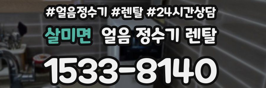 살미면 얼음 정수기 렌탈