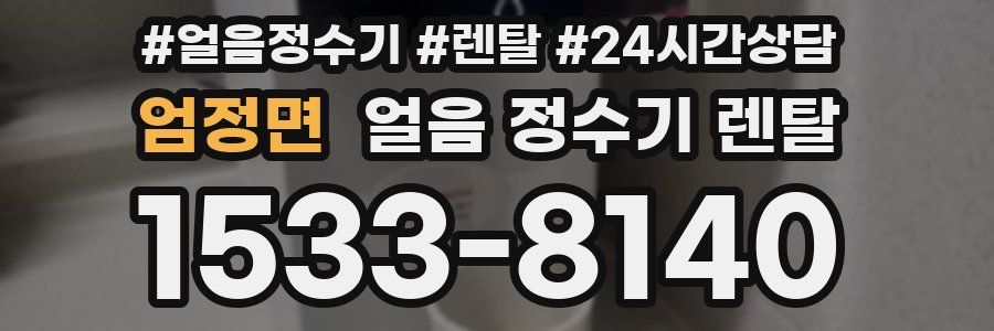 엄정면 얼음 정수기 렌탈