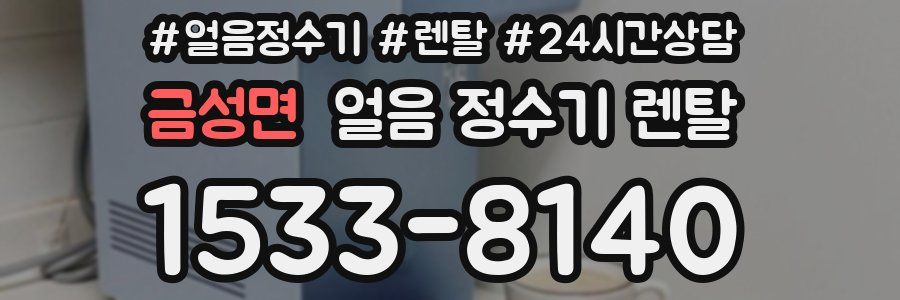금성면 얼음 정수기 렌탈