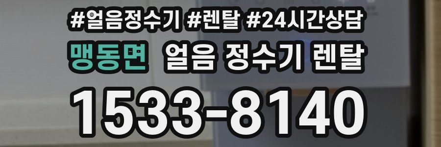 맹동면 얼음 정수기 렌탈